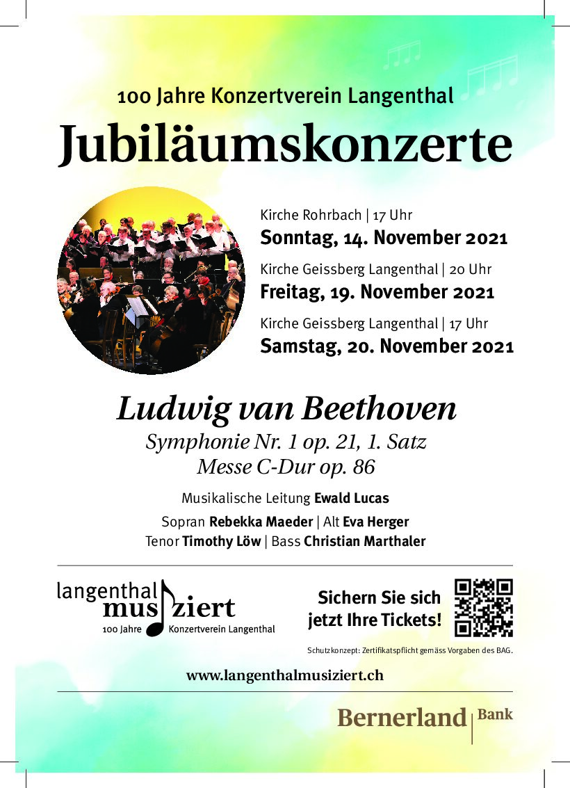 100 Jahre Konzertverein Langenthal – Wir feiern ein Fest!
